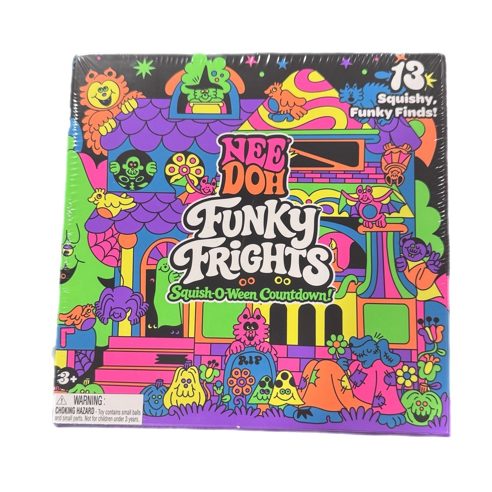 Needoh funky frights squish-o-ween advent Halloween countdown calendar   13 day